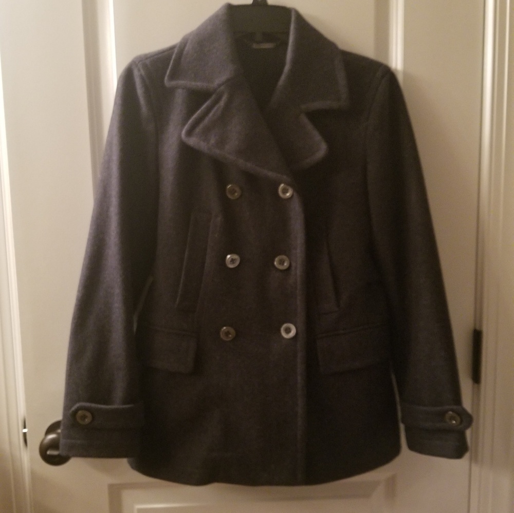 Martin + Osa Dark Grey Pea Coat